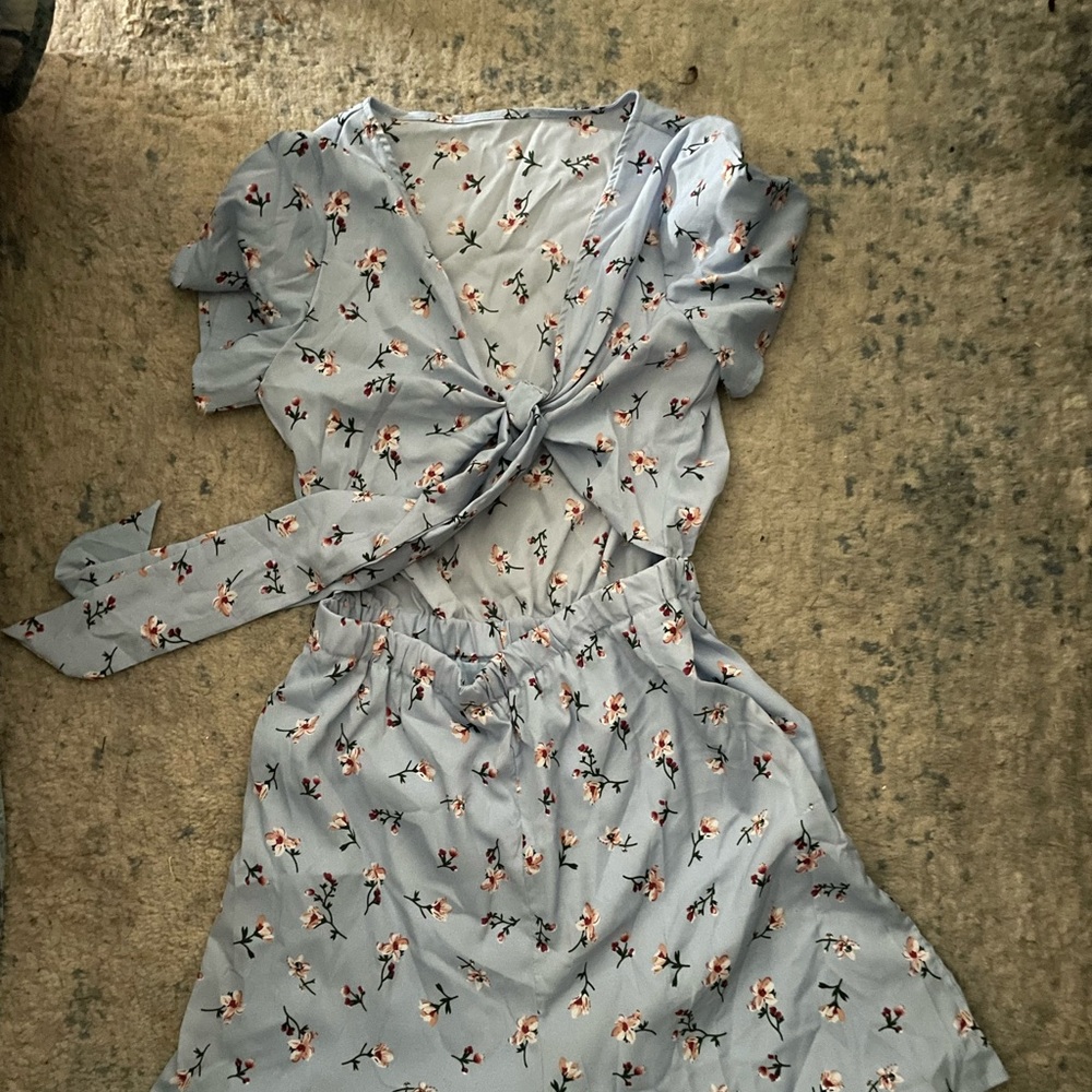 Blue romper